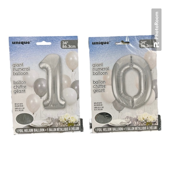 Giant Number Party‎ Balloons - Picture 1 of 8